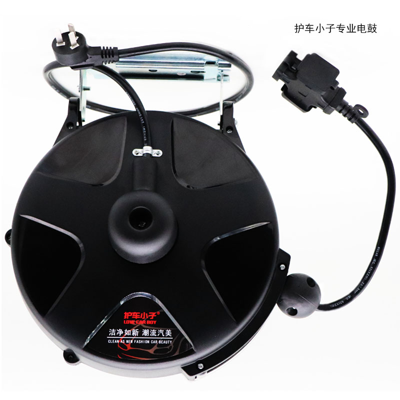 护车小子自动伸缩卷管器 水鼓气鼓水气混合鼓4S店美容店洗车设备