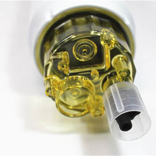 PL420油水分离器总成货车燃油滤清器座解放货车高压泵底座手油泵