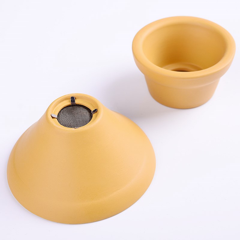 陶立方 茶具过滤网茶漏茶漏 茶滤 陶瓷段泥手工茶漏托隔滤网