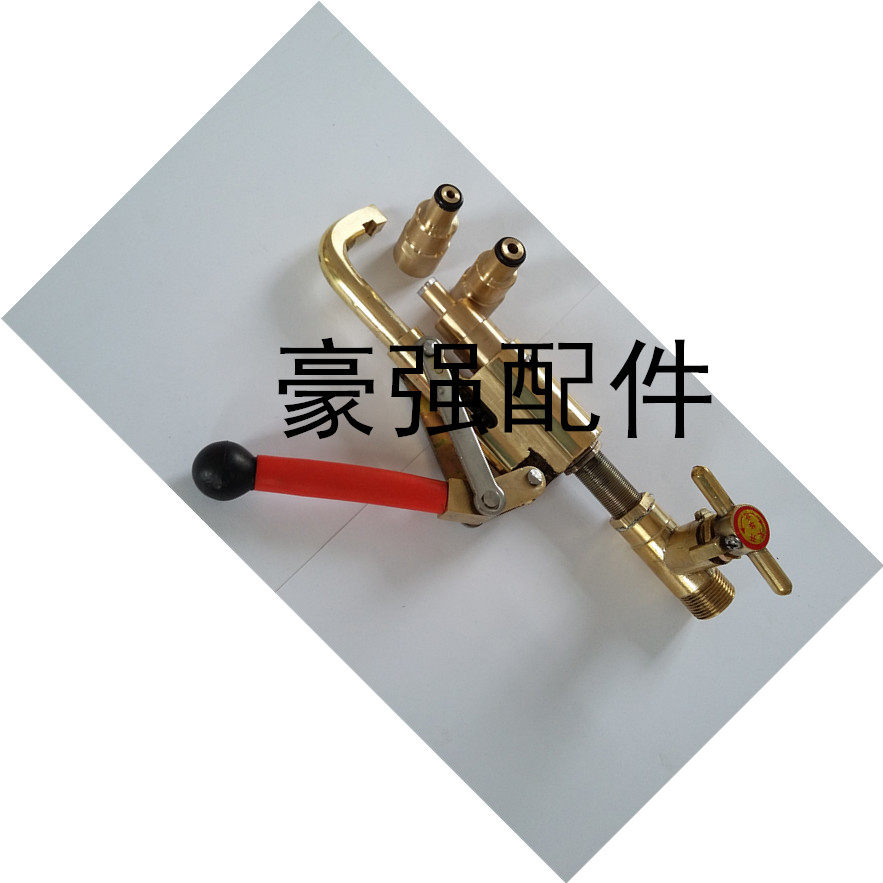 干粉灭火器充装枪充气阀消防灭火器充气阀消防器材灭火器配件包邮