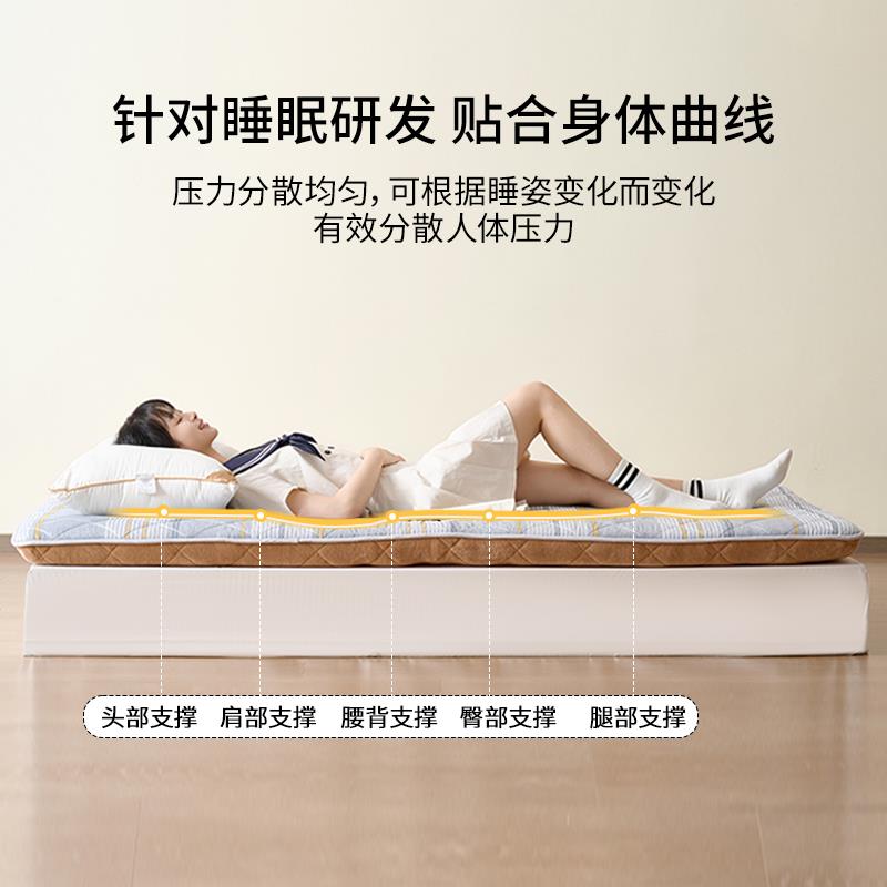 佳丽斯床垫家用卧室加厚榻榻米软垫四季通用折叠垫子学生宿舍褥子
