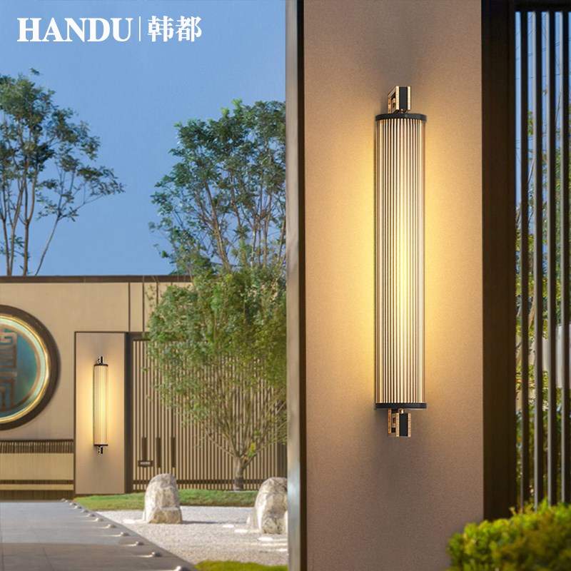 庭院灯壁灯户外别墅门前灯大门口壁灯新中式酒店景观外墙灯壁灯
