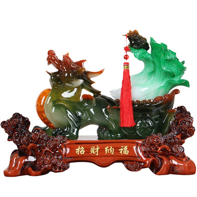 招财貔貅摆件皮丘玉白菜开业金蟾酒店商务送礼工艺品家居装饰摆设