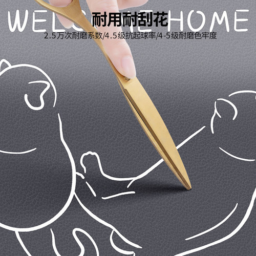 入户门地垫耐脏免洗可擦皮革进门脚垫卡通pvc防滑可裁剪家用地毯
