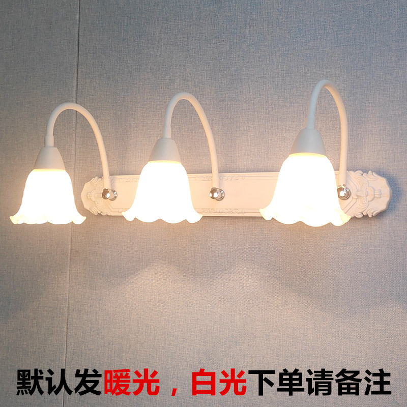 led软管镜前灯浴室卫生间厕所镜柜灯梳妆台化妆灯免打孔可换灯泡