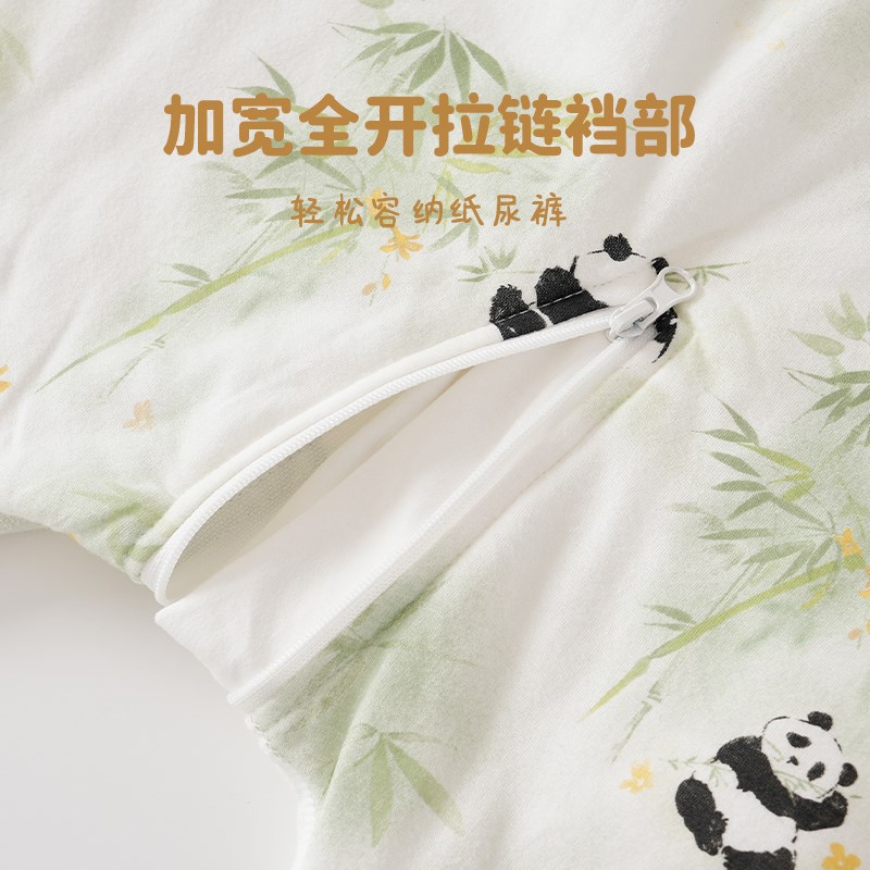 宝宝春秋季睡袋分腿a类加厚夹棉居家服婴儿可爱卡通防踢被防寒款