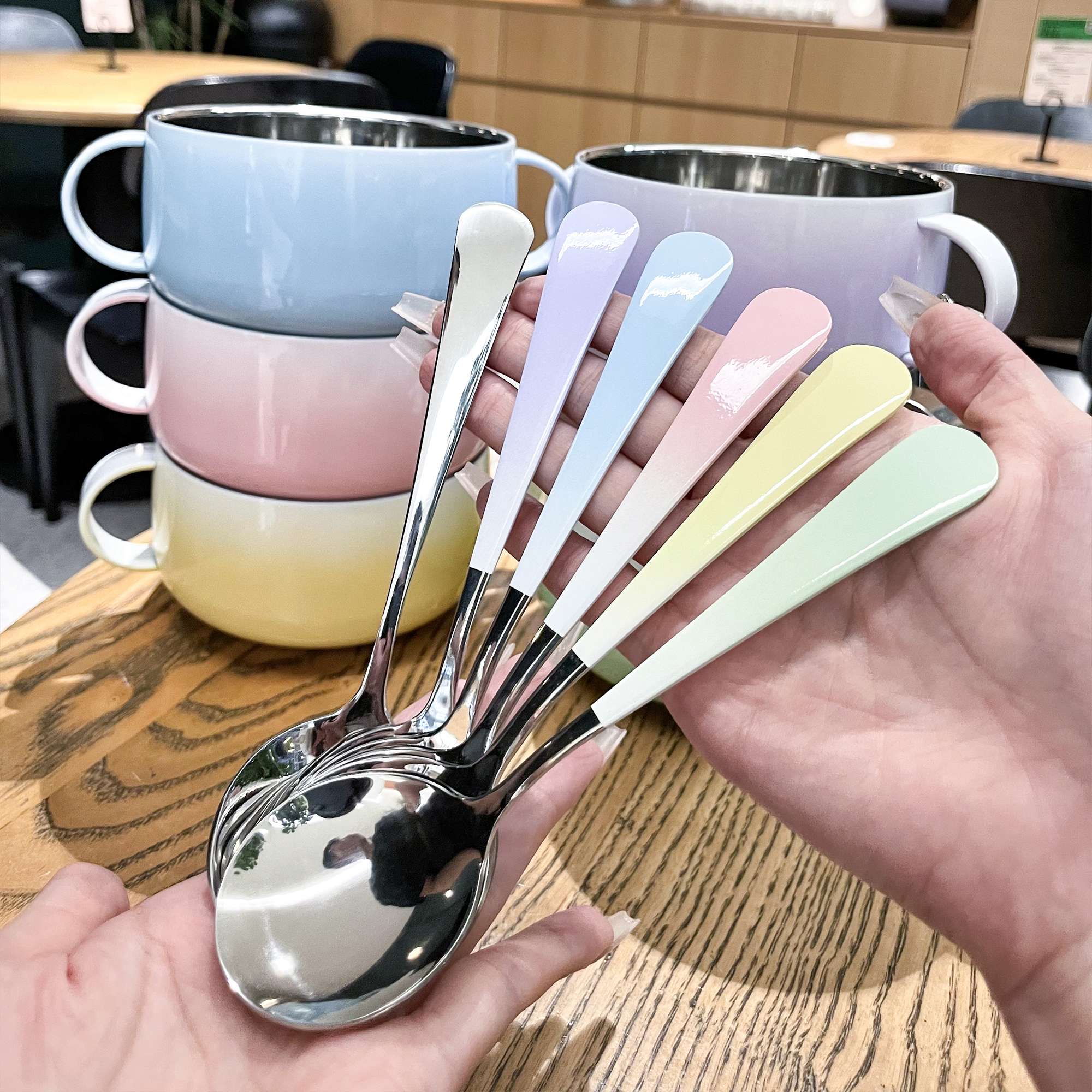 【老板娘自用多巴胺款】不锈钢儿童碗双耳辅食碗宝宝吃饭碗具
