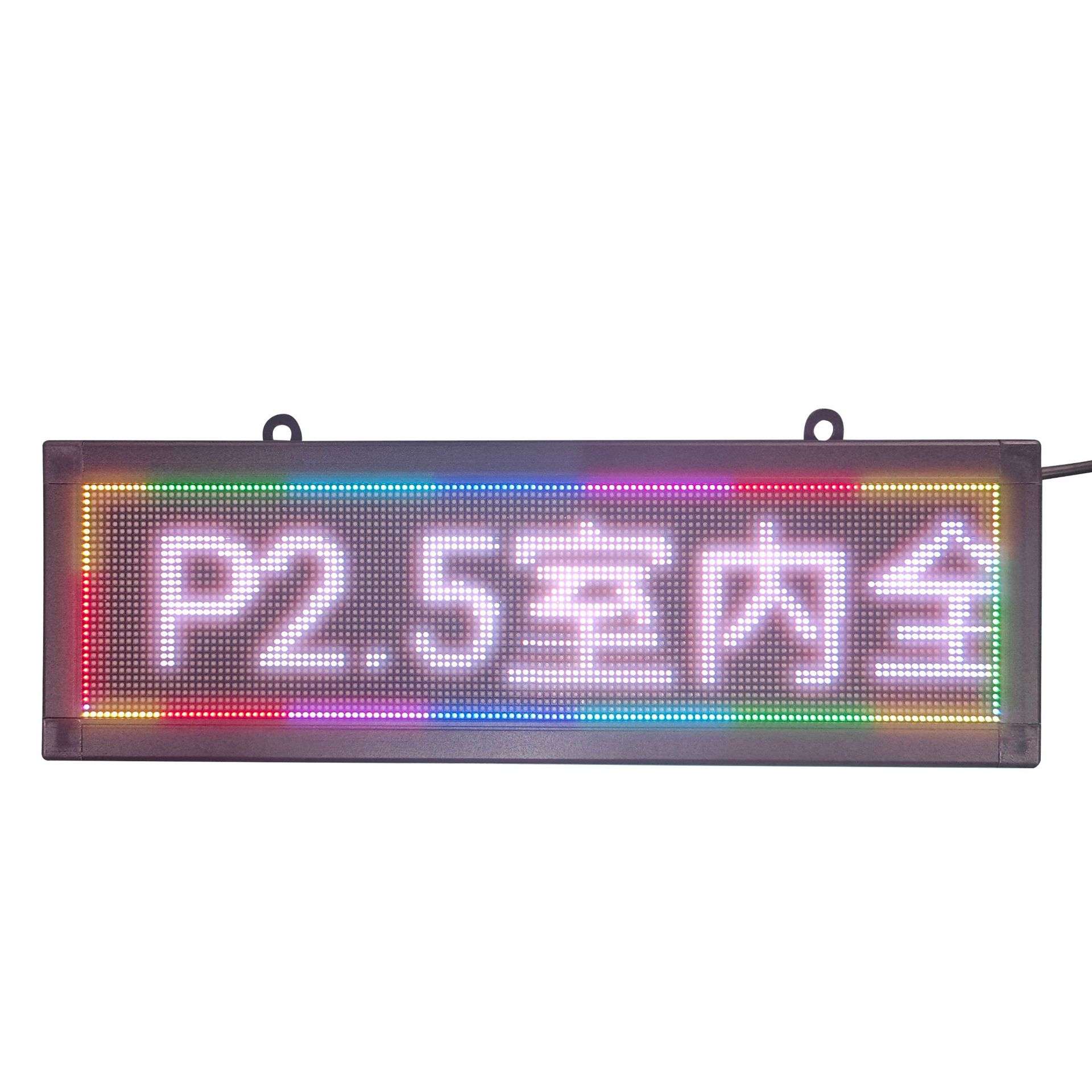 P2.5全彩led显示屏 设备led显示屏 货架led屏 柜台摊位售货led条