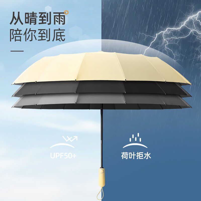 48骨雨伞定制可印logo广告伞全自动收缩折叠定做可印字订制礼品伞