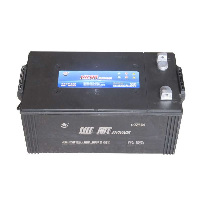 巡航蓄电池 渔船用电瓶12V200Ah 川西免维护电池 6-CQ-200