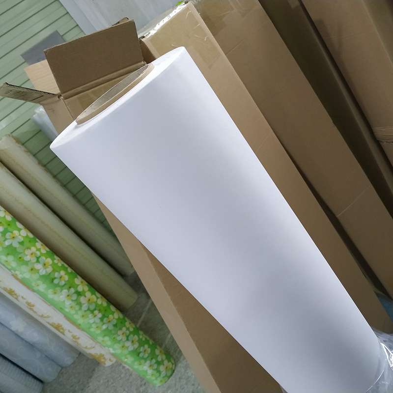 纯白加厚pvc墙纸自粘纯色壁纸卧室墙贴防水家具翻新贴广告喷绘纸