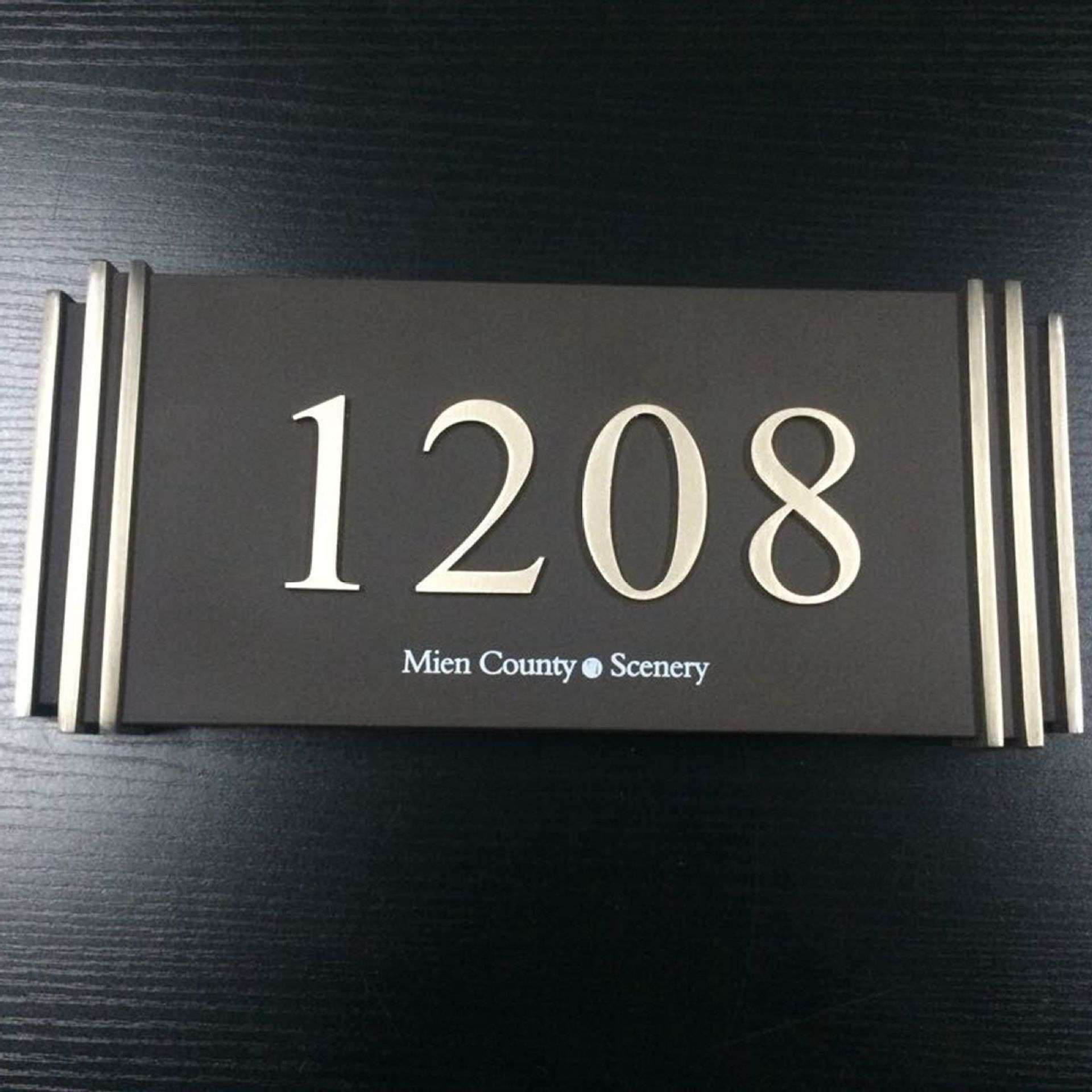 金属发光酒店宾馆房间号数字门牌楼层房间指引广告牌小区写字楼