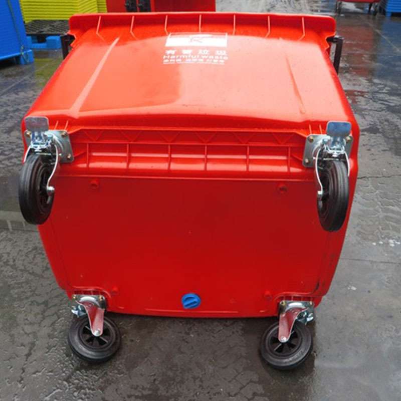 环卫垃圾桶660L升大型户外商用保洁专用分类垃圾箱挂车市政1100L