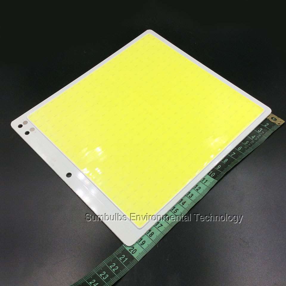200x180MM直流12V-14V 150W大功率方形COB面光源LED封装灯板冷白