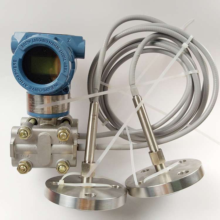 供应无线双法兰液位变送器智能数显液位开关电容式油压水压控制器