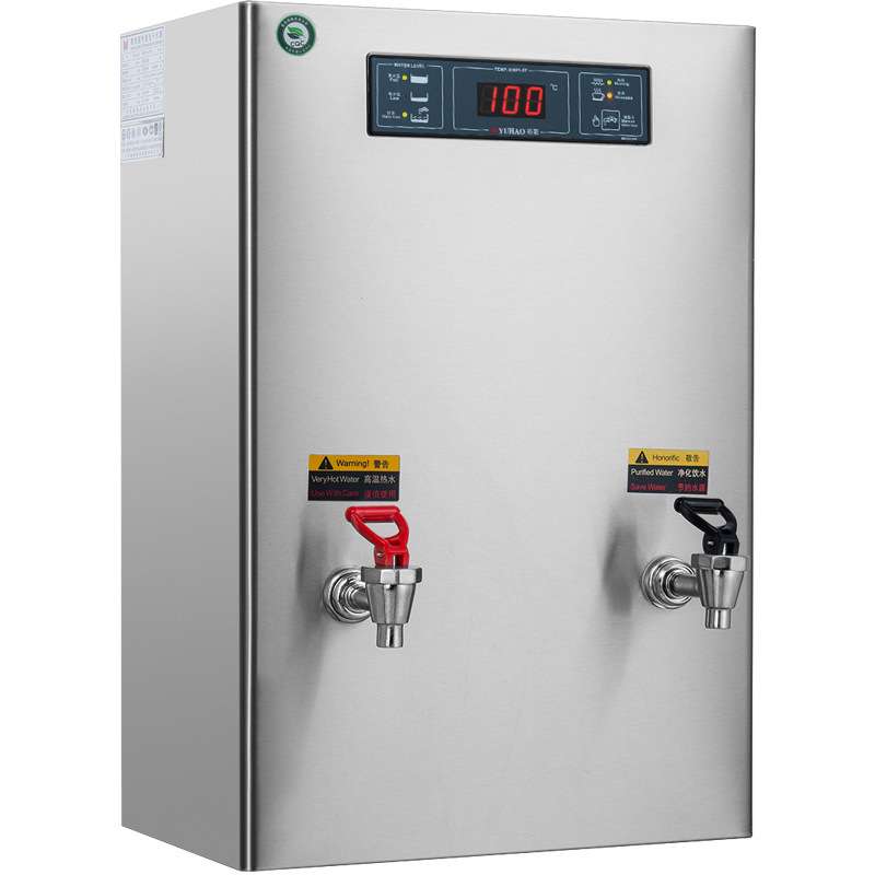 裕豪HZK-10A1挂壁式商用烧水开水器不锈钢工厂数显烧水机壁挂式