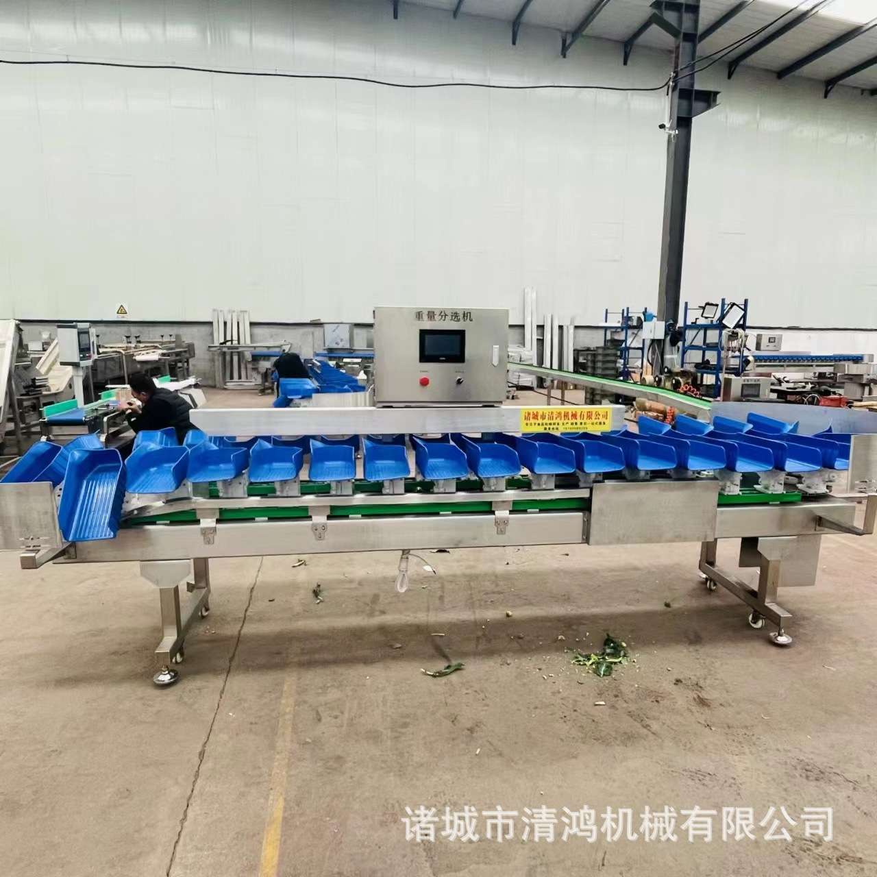 连续式红薯重量分拣机 柑橘猕猴桃分选设备 转盘式水果自动选果机