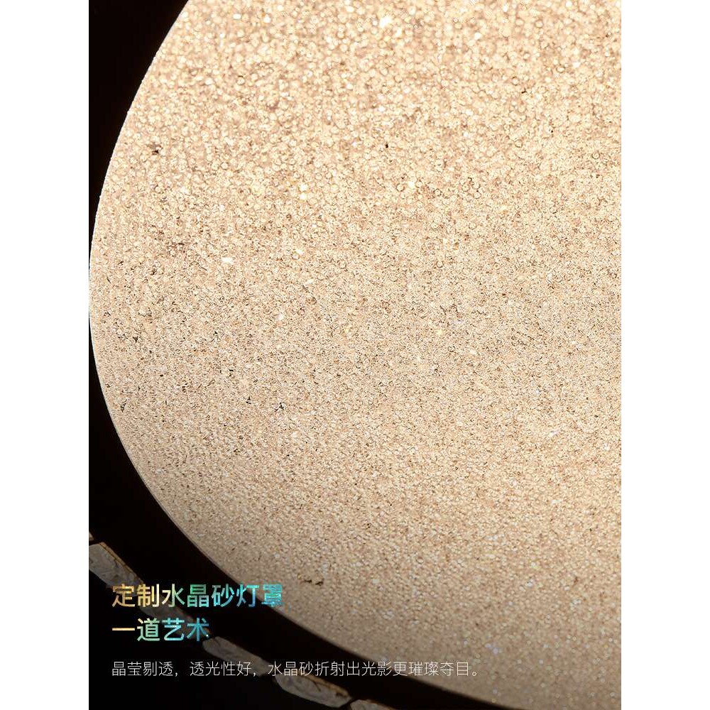 美莎拉帝轻奢水晶吸顶灯客厅灯后现代别墅美式餐厅灯具卧室吸顶灯