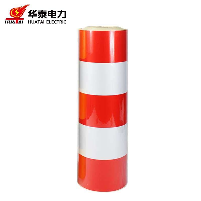 厂家广告级反光膜 黄黑双色路标反光贴 安全警示柱多规格反光胶带