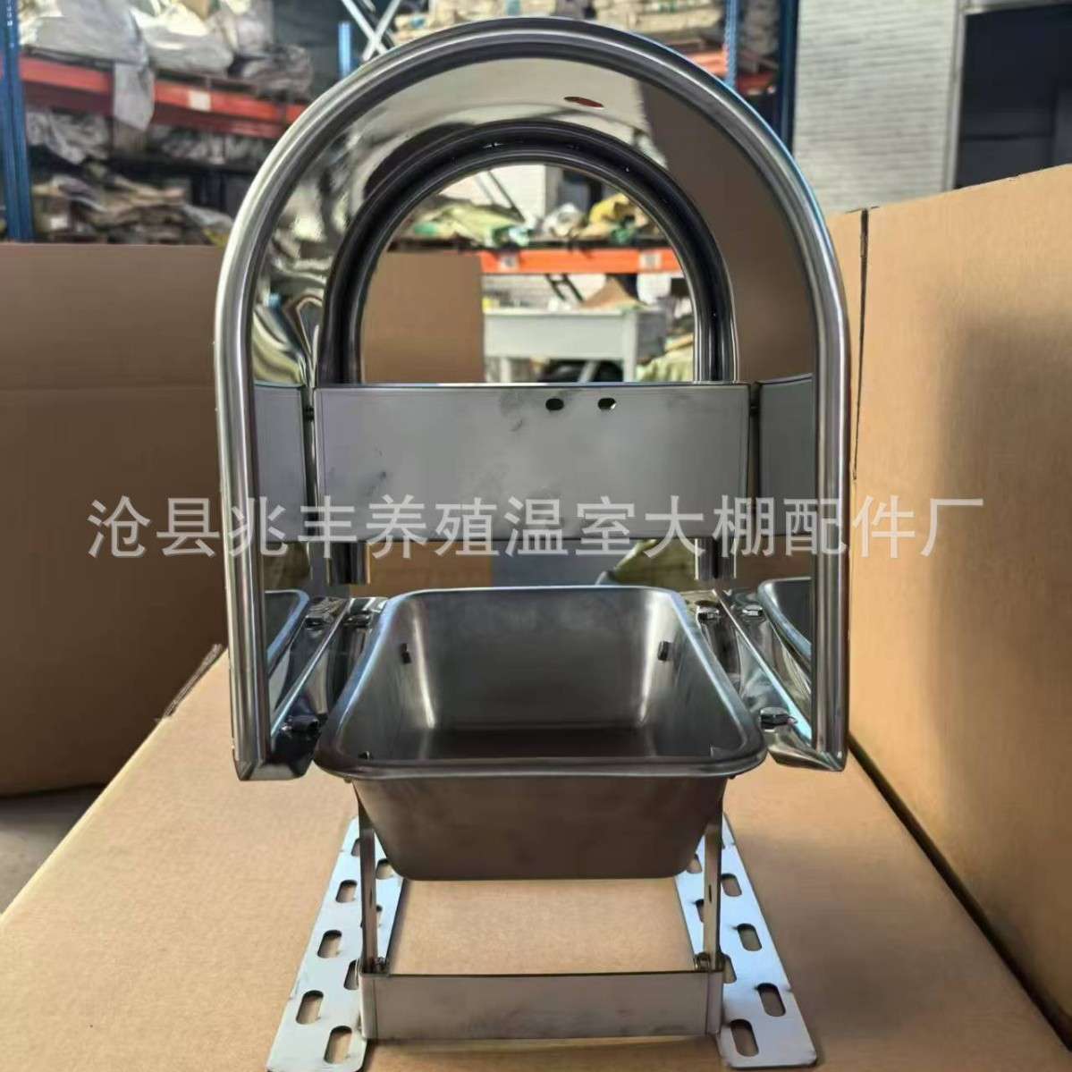 厂家 猪用防粪饮水盆养殖厂猪用不锈钢饮水碗水位控制器配件
