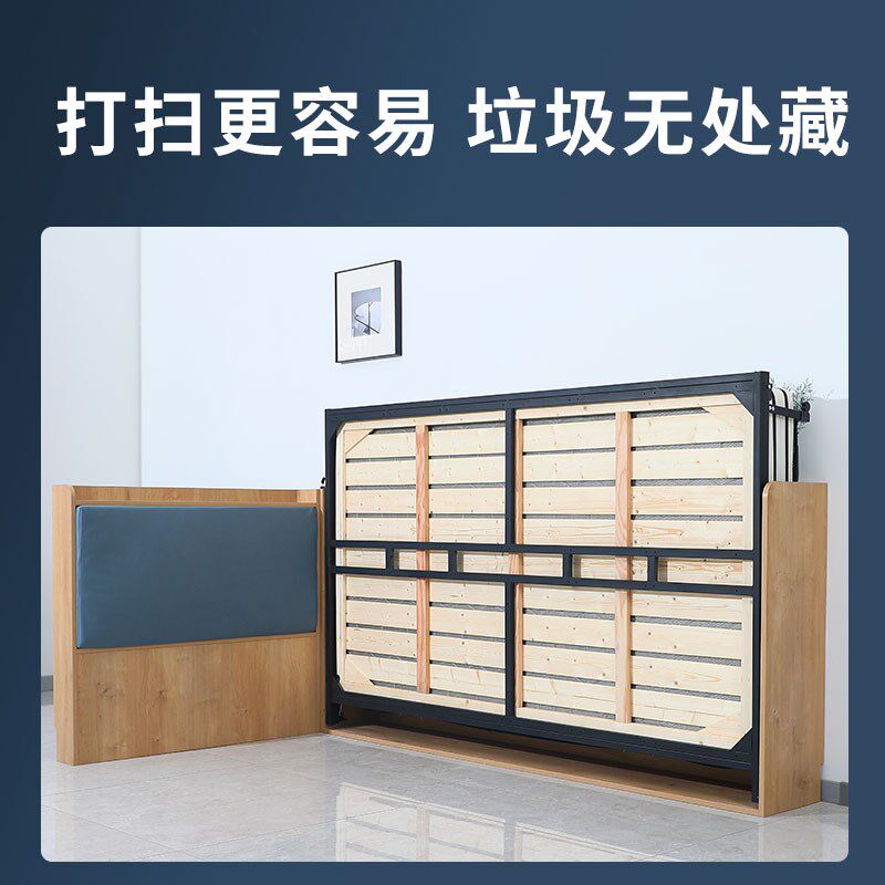 无箱体壁床隐形床五金配件折叠床侧翻床隐藏床柜一体翻板床墨菲床