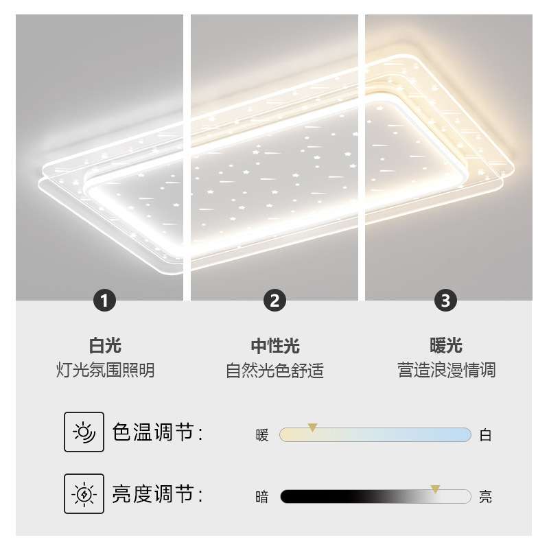 【哇噢】灯具全屋套餐2025流行客厅灯轻奢大灯大气简约智能家居灯