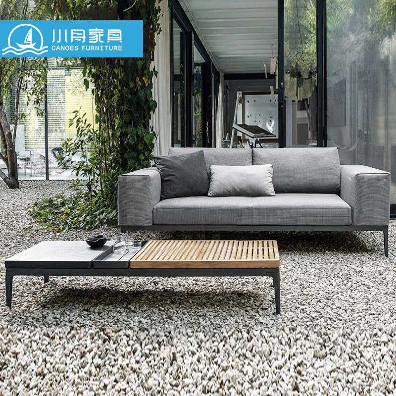 户外沙发庭院花园酒店创意藤竹沙发椅子茶几组合北欧别墅休闲家具