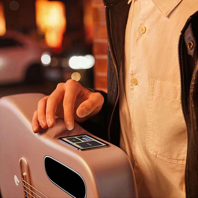 拿火吉他LAVA ME3碳钎维民谣吉他ME3智能吉他36/38寸旅行电箱琴
