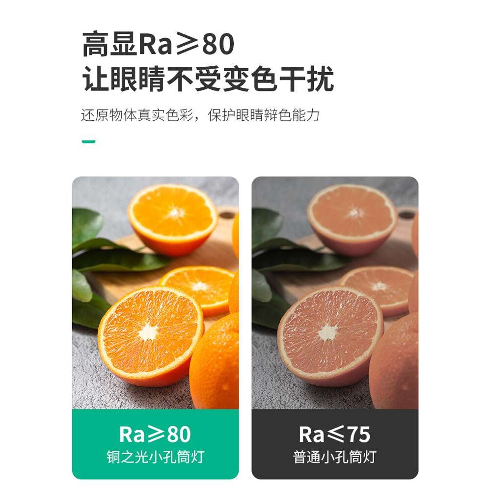 led筒灯2寸开孔5 5.5 6 6.5公分7cm嵌入式射灯客厅3W牛眼灯小孔灯
