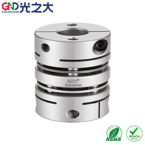 光之大传动双膜片夹紧伺服电机弹性大扭矩连轴器GLN-12*19