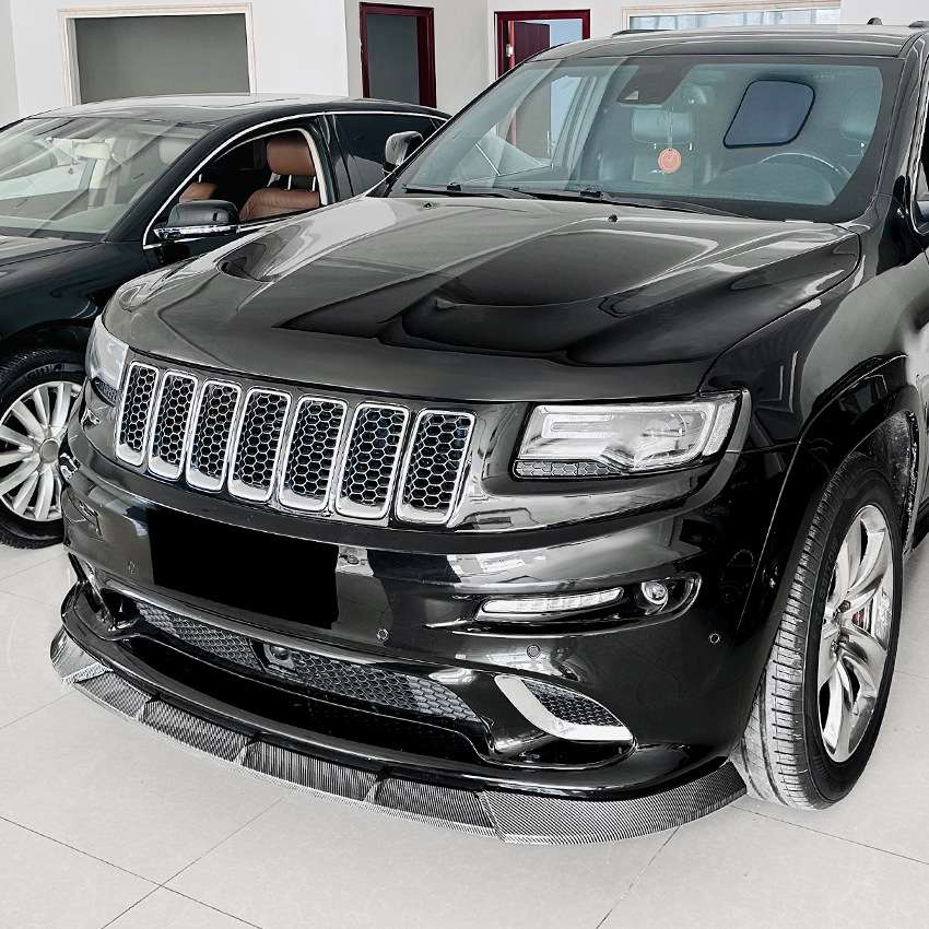 适用吉普大切诺基Cherokee SRT8 2012-2016 前杠前唇前铲外饰改装