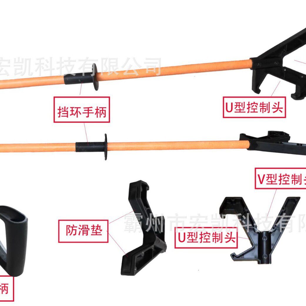 石油工具SHT2推动杆42in50in72in免接触推杆防坠安全钩推拉杆