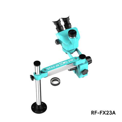 RF4显微镜三目7-50倍高清目镜RF-FX23A自由摆动固定支架维修主板