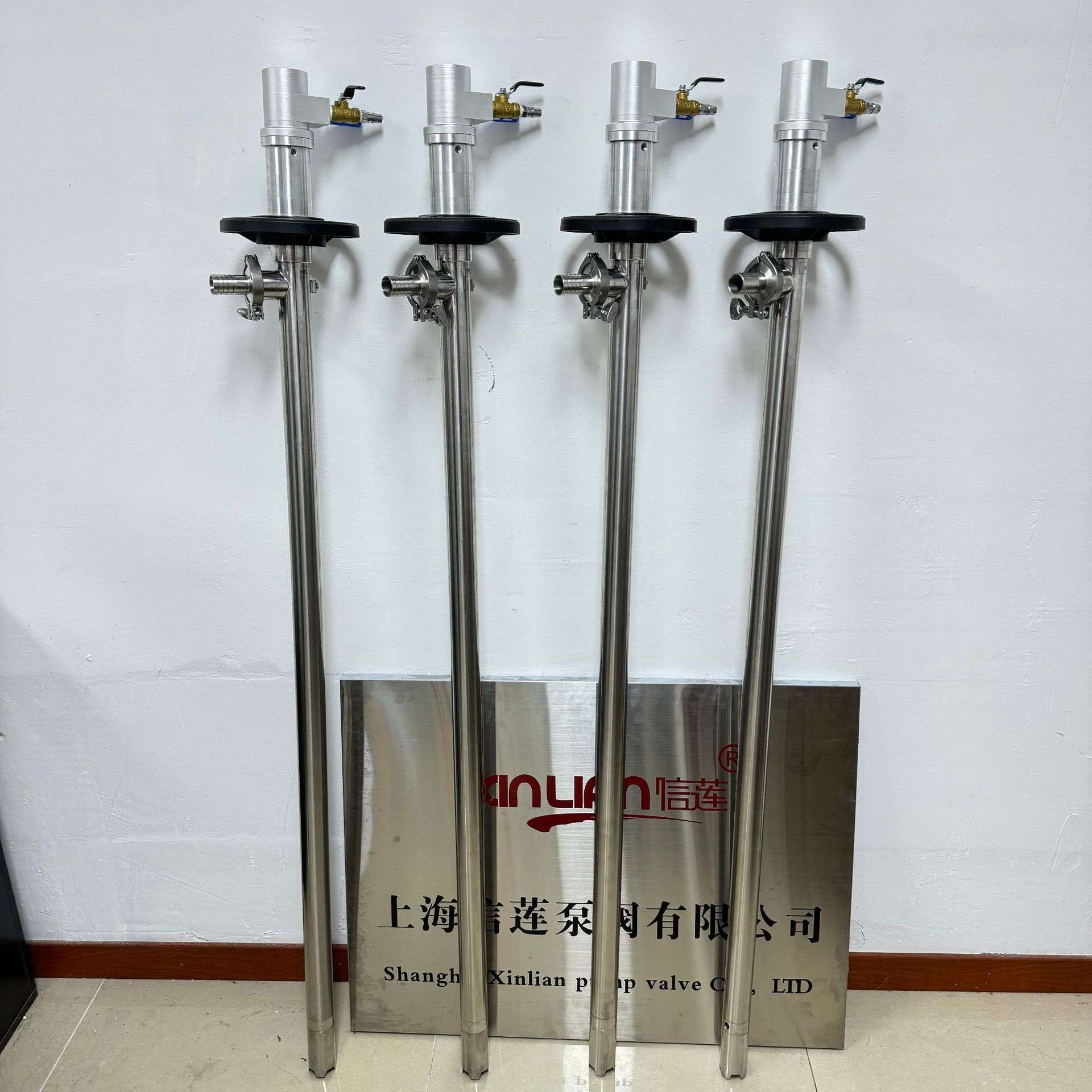 叶片式气动动插桶泵640W防爆气动抽液泵家用泵HP-A2+SS316L-1200