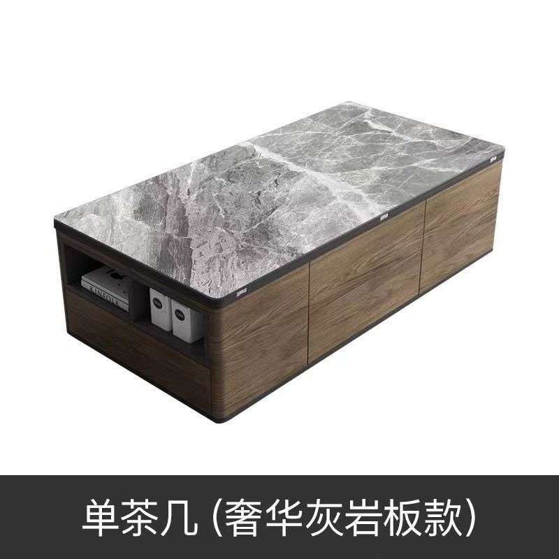 升降创意茶几北欧餐桌风格两用小户型折叠客厅简约多功能家用整装