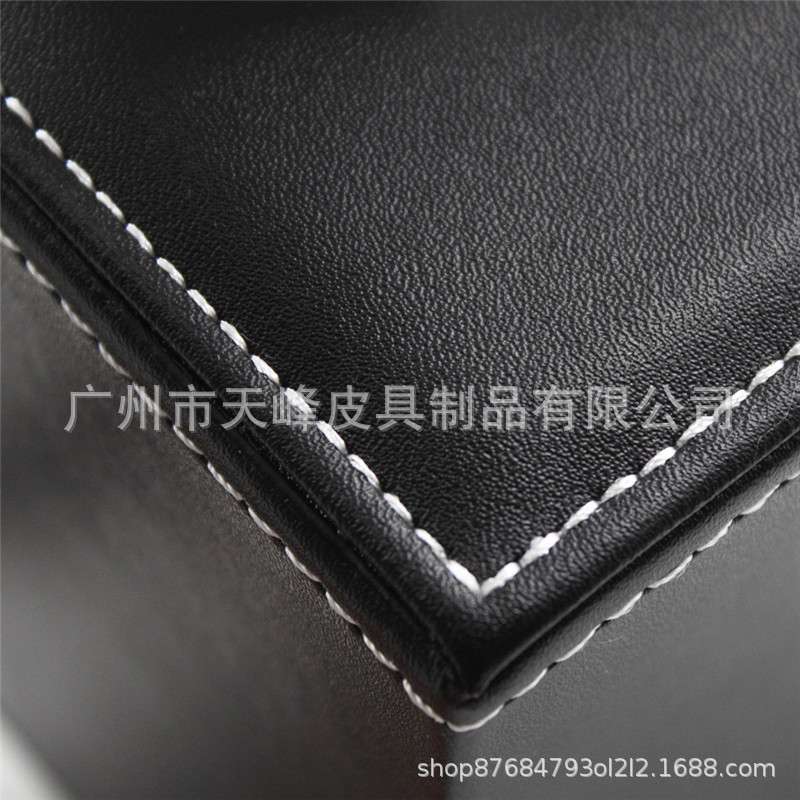 皮革纸巾盒 正方形卷纸筒创意 纸巾盒抽纸盒客厅家用高档商务办公