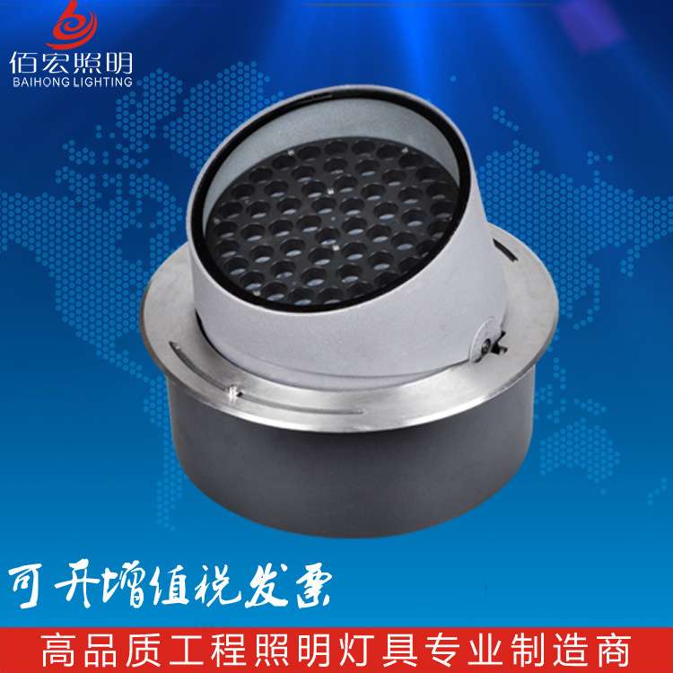 半埋式地埋灯LED大功率聚光灯明装射灯园林景观照树灯18W24W36W