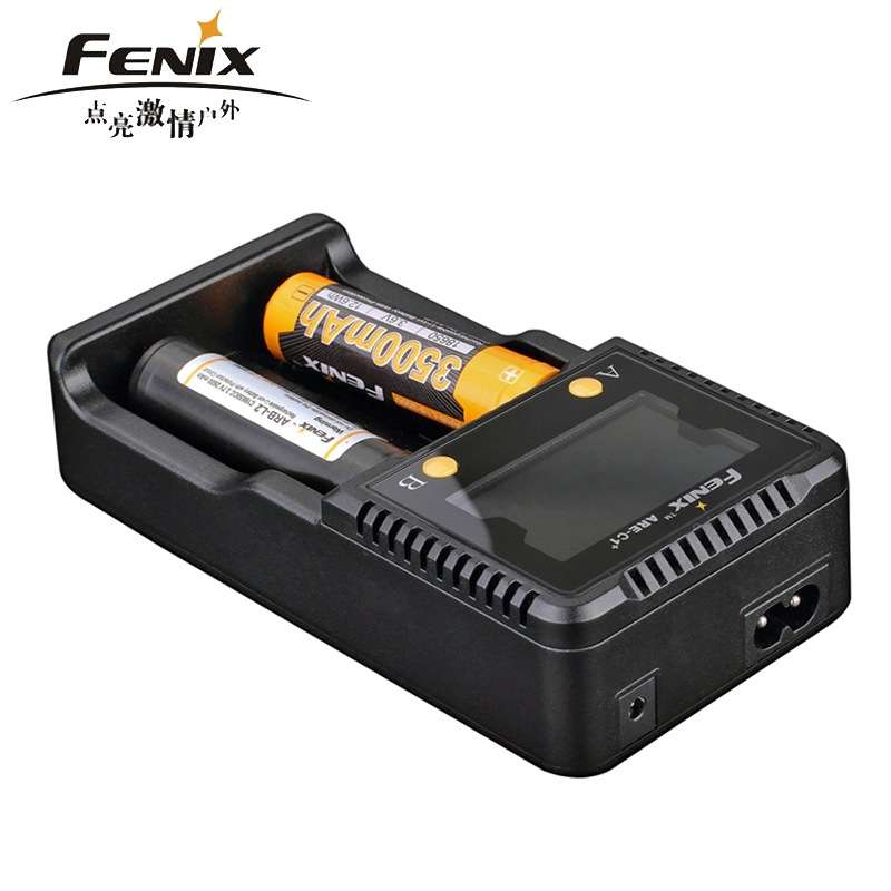 菲尼克斯Fenix ARE-C1+智能双槽充电器 18650/16340/26650/14500
