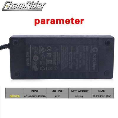 2A 4Acharger 36V48V E-bike Lithium battery charger
