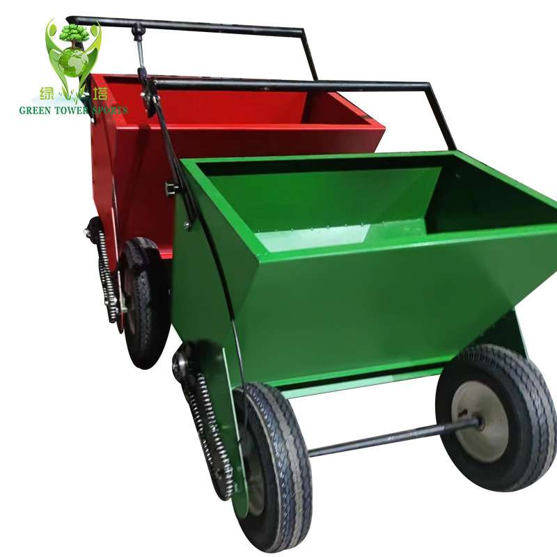 绿塔厂家直销新型人造草坪充砂车人工智能实用工具车