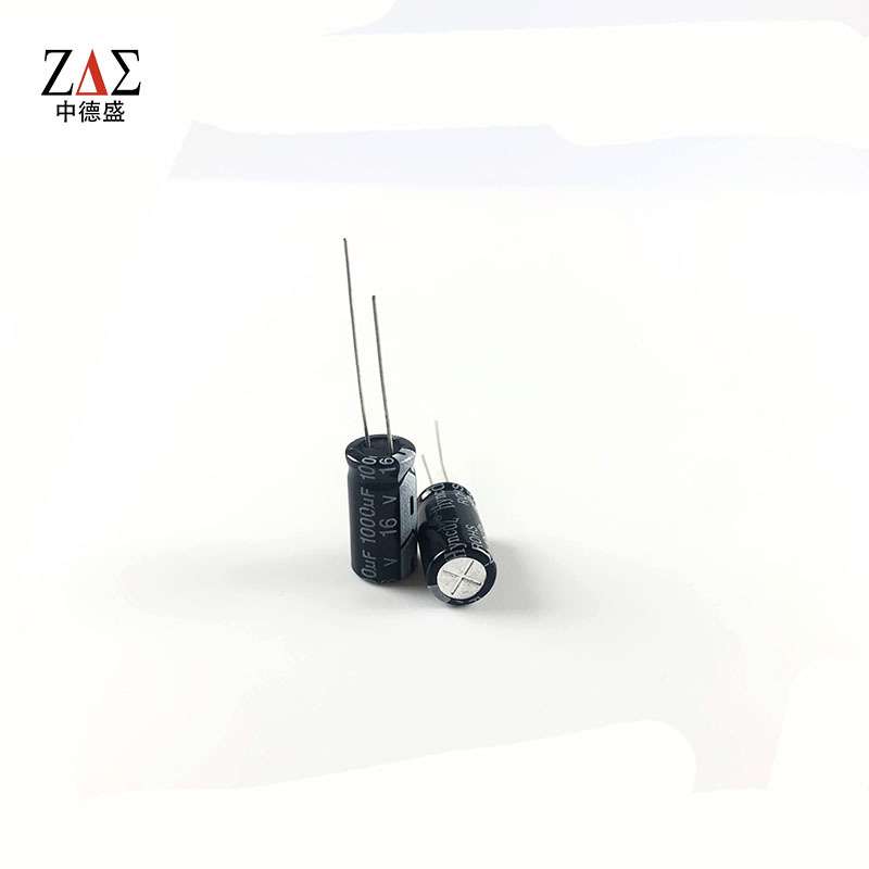 直插铝电解电容 8X16 16V 1000UF 充电器 电源电容 8*16mm