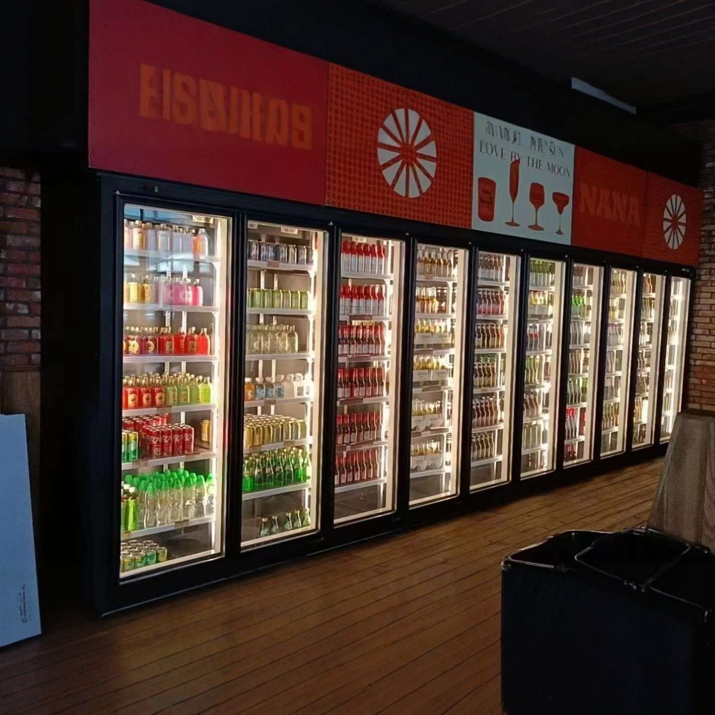 立式商用饮料冷藏展示柜五门分体式四门饮料冰箱啤酒酒水柜