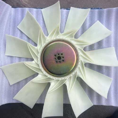 现代R320配件 R350-7挖掘机发动机风扇叶11NA-00110 外径750