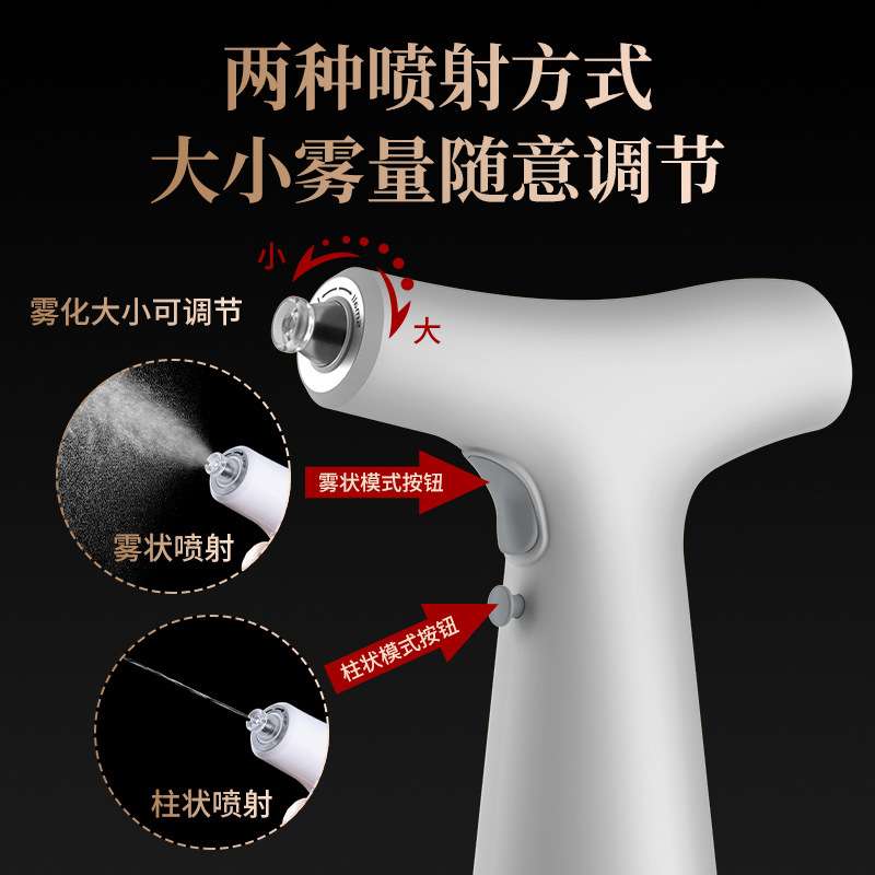 新款厨房电动喷油瓶高硼硅玻璃油壶防挂口计量酱油瓶大容量调味瓶
