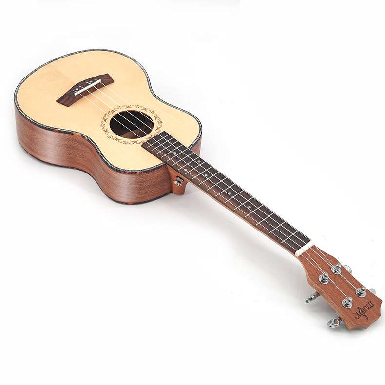 26寸云杉木单板电箱版尤克里里 ukulele  乌克丽丽小吉他厂家