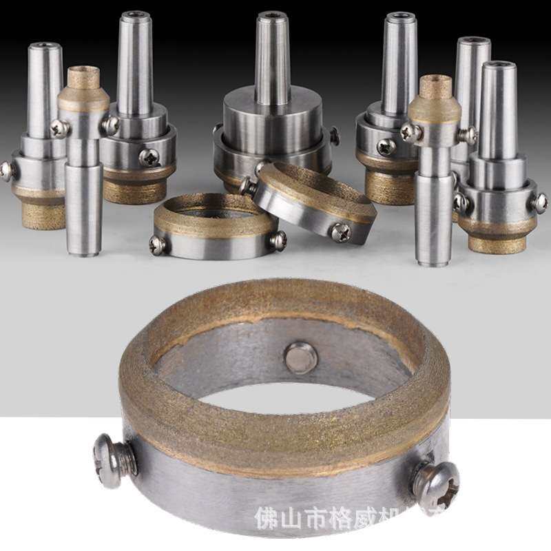 金刚石玻璃倒角器锥型打磨头洗孔大理石瓷磁砖眼扩修边铣专用工具