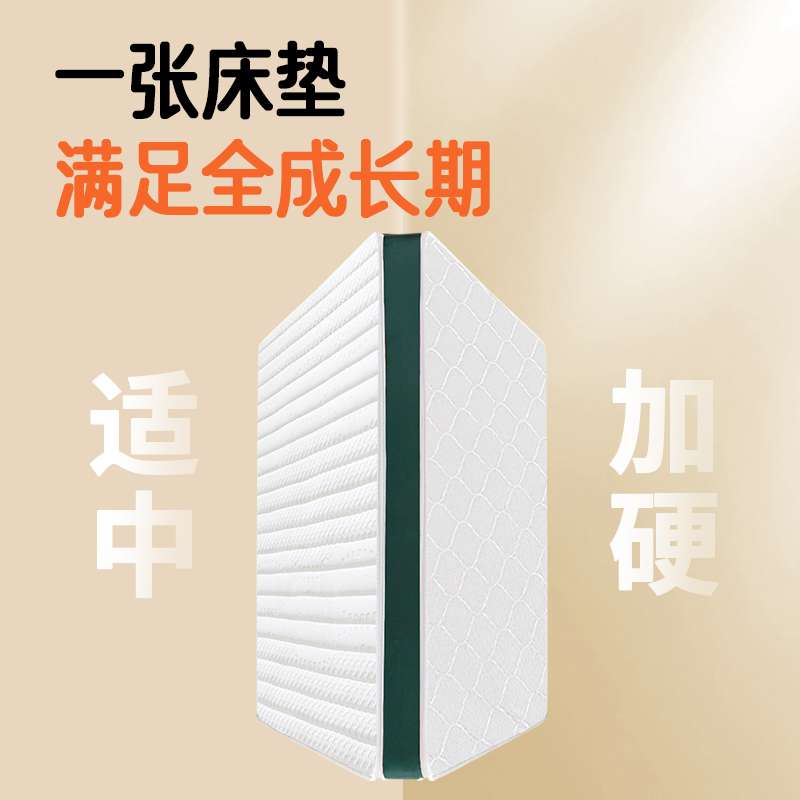 儿童床垫护脊青少年黄麻床垫天然环保椰棕榈席梦思榻榻米拼接床垫