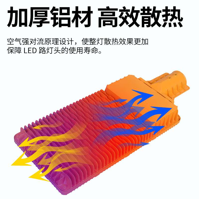 LED防爆太阳能路灯加油站加气站化工厂超亮大功率高杆投光户外灯