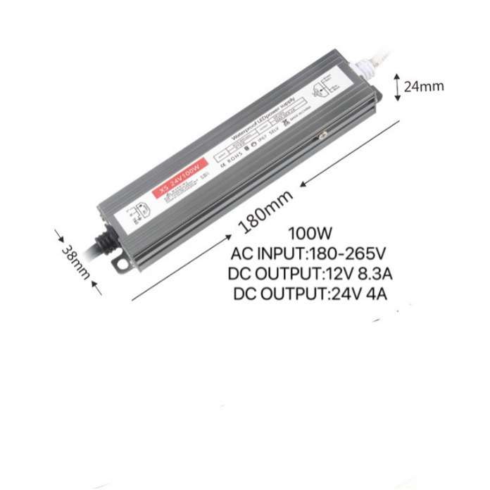 IP67防水LED开关电源12V24V户外防雨大功率变压器低压灯带电源