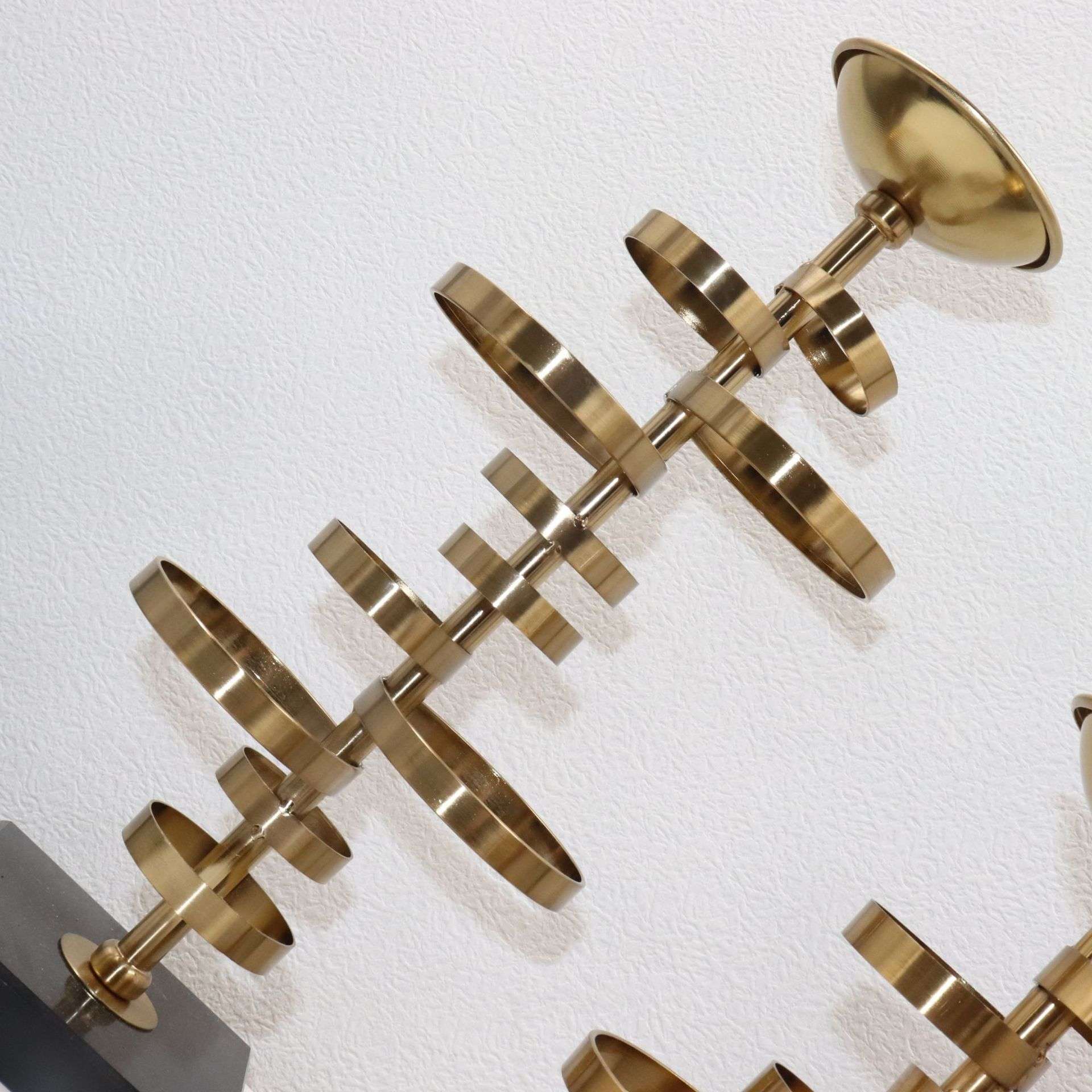 新中式创意铁艺烛台工艺品摆件书房办公室居家工艺烛台装饰品